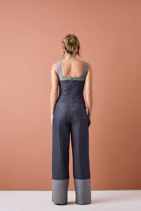 THE RICHIE DENIM JUMPSUIT