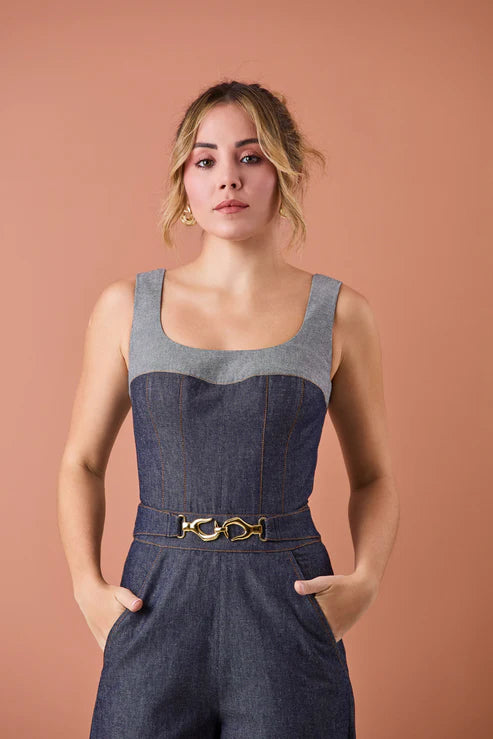 THE RICHIE DENIM JUMPSUIT