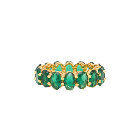 ANILLO MULTI OVALO ESMERALDA