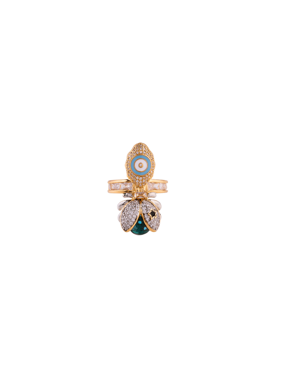 ANILLO OJO TURCO CATARINA NILO AQUA