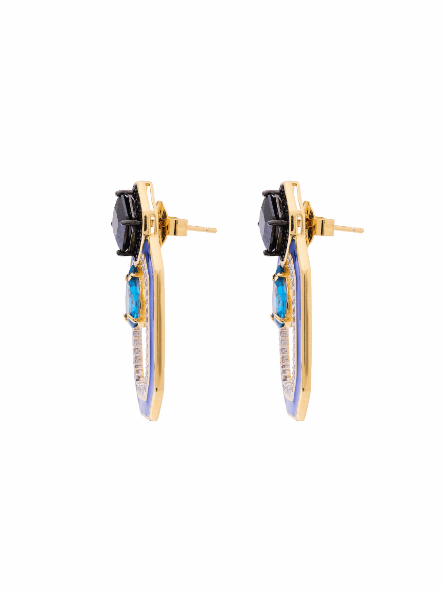 ARETES MESMERA MISI AZUL ONYX