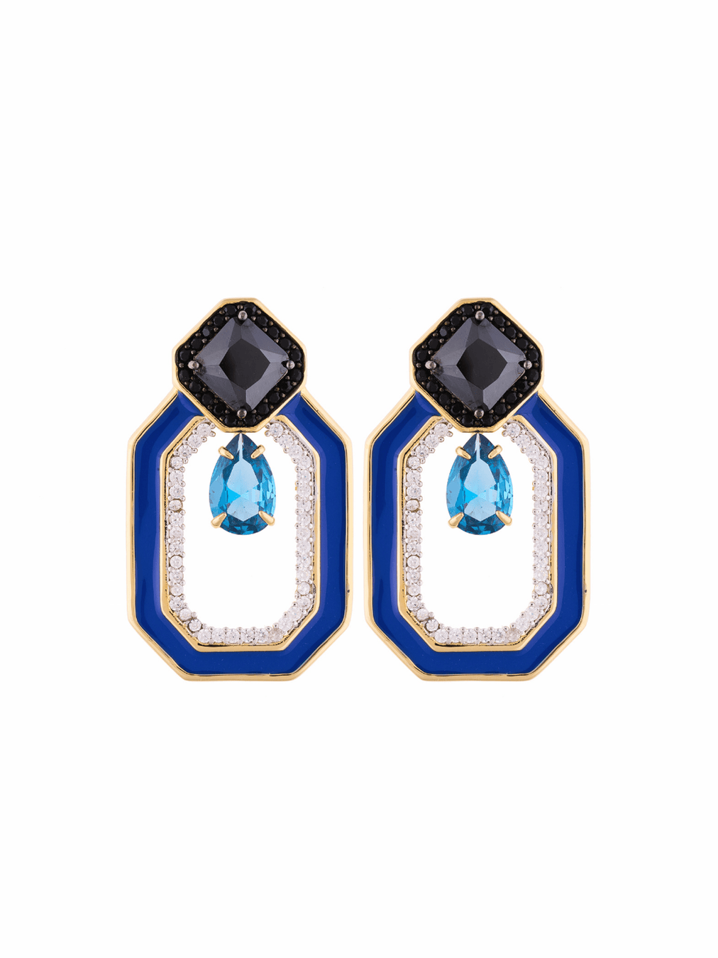 ARETES MESMERA MISI AZUL ONYX