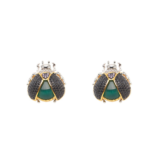 TOPOS MARIQUITA OJO DE GATO VERDE Y ALAS ONYX