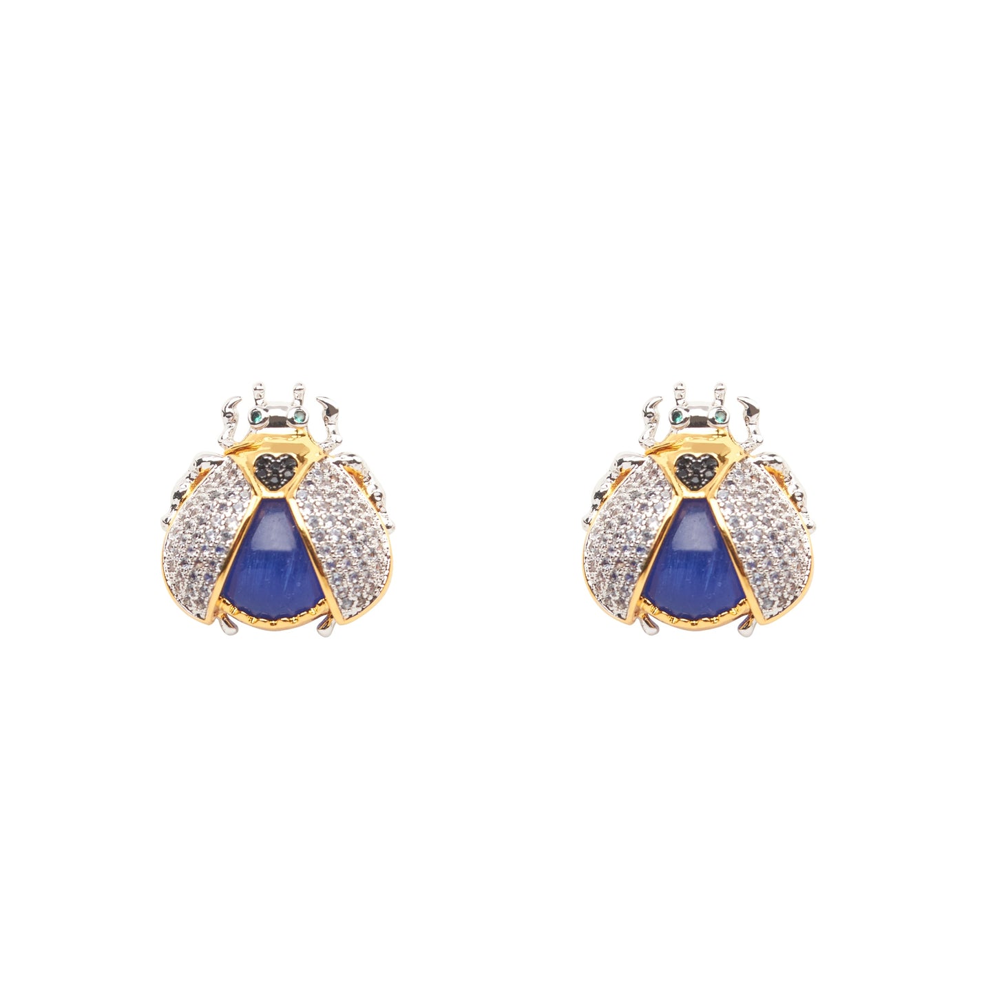 TOPOS MARIQUITA OJO DE GATO AZUL Y ALAS CRISTAL