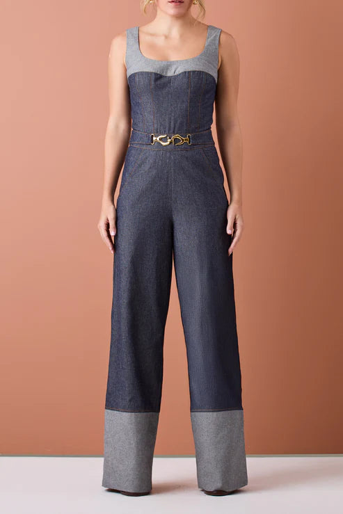 THE RICHIE DENIM JUMPSUIT