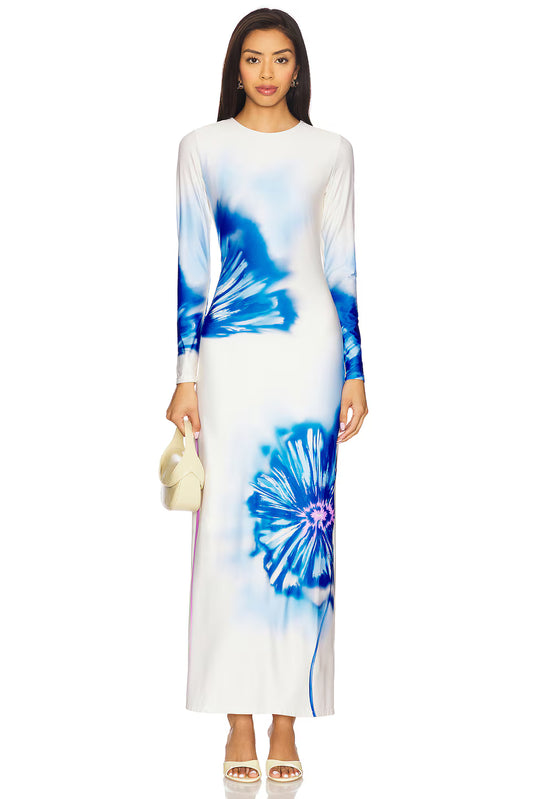 LIM CREAM LONG DRESS