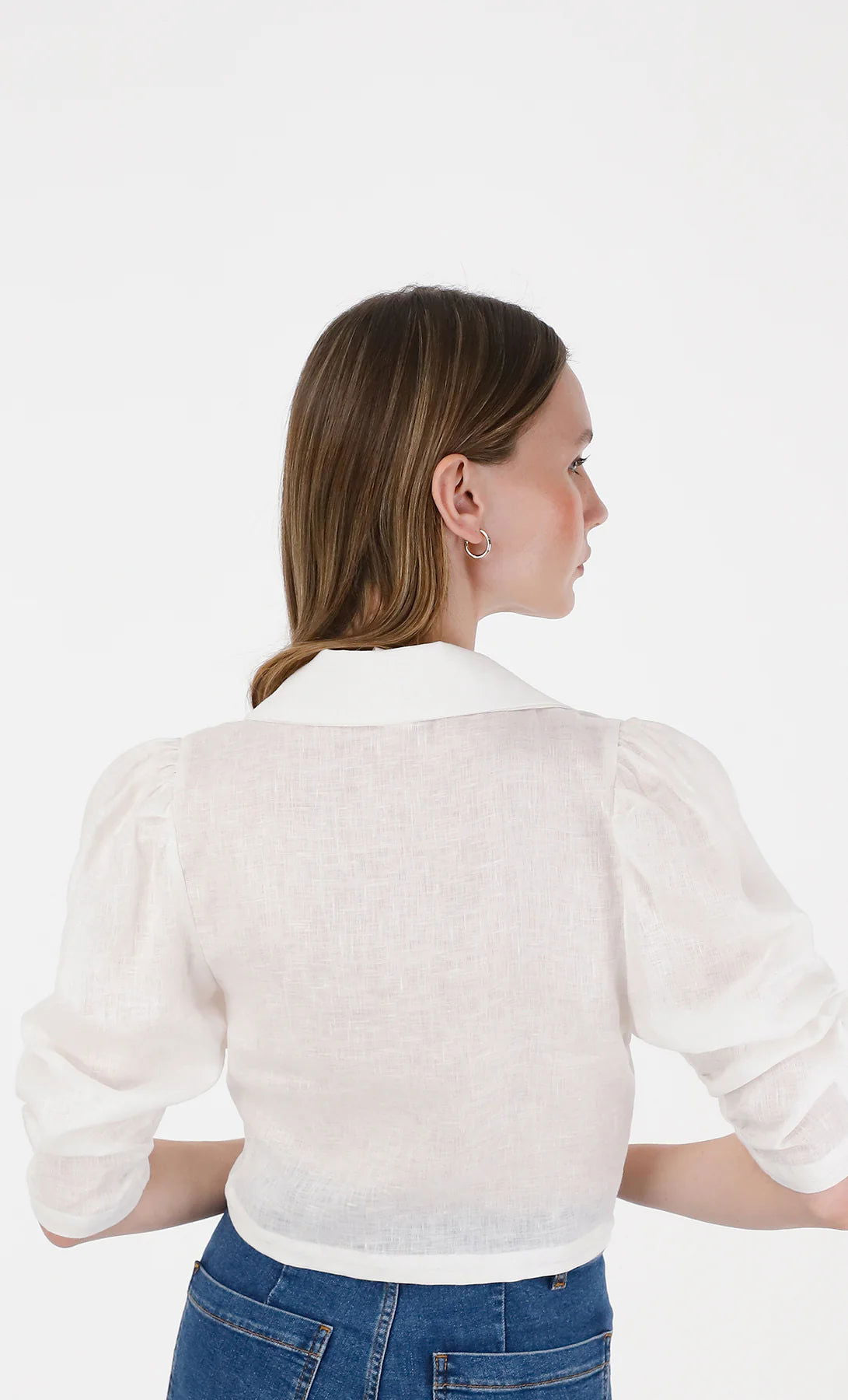 RANDIA OFF WHITE TOP - BAIA