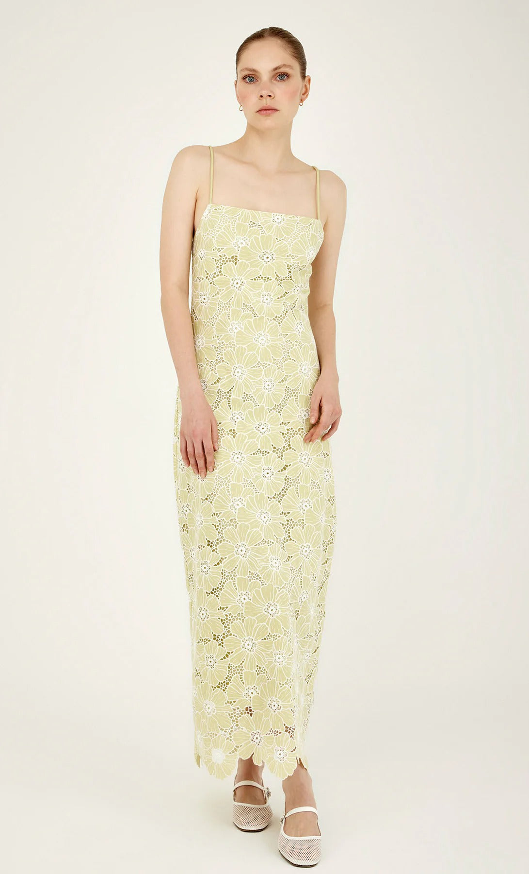 PANDURATA GREEN MIDI DRESS