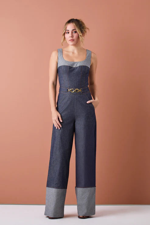 THE RICHIE DENIM JUMPSUIT