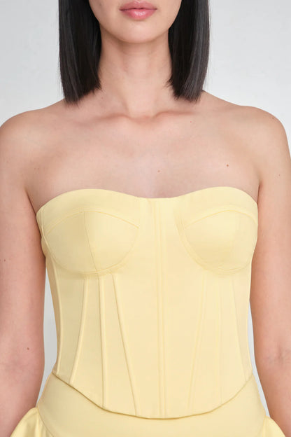 RASTRO CROP TOP Y MEMORIA MIDI SKIRT