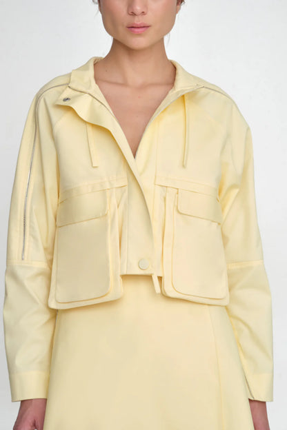VIENTO MINI JACKET Y PLIEGUE MINI SKIRT