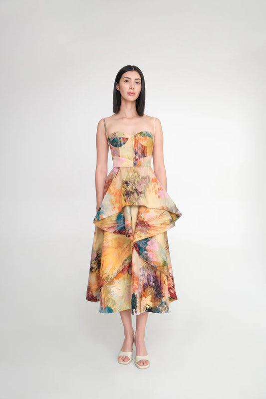 MOMENTO MIDI DRESS