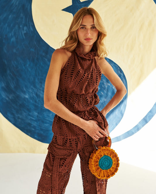 SAVAGE RUFFLE TOP AND GO WILD DANCE CARGO PANTS