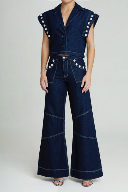 THE JACKIE TOP & AMAL JEANS SET