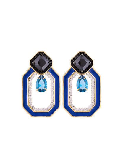 ARETES MESMERA MISI AZUL ONYX