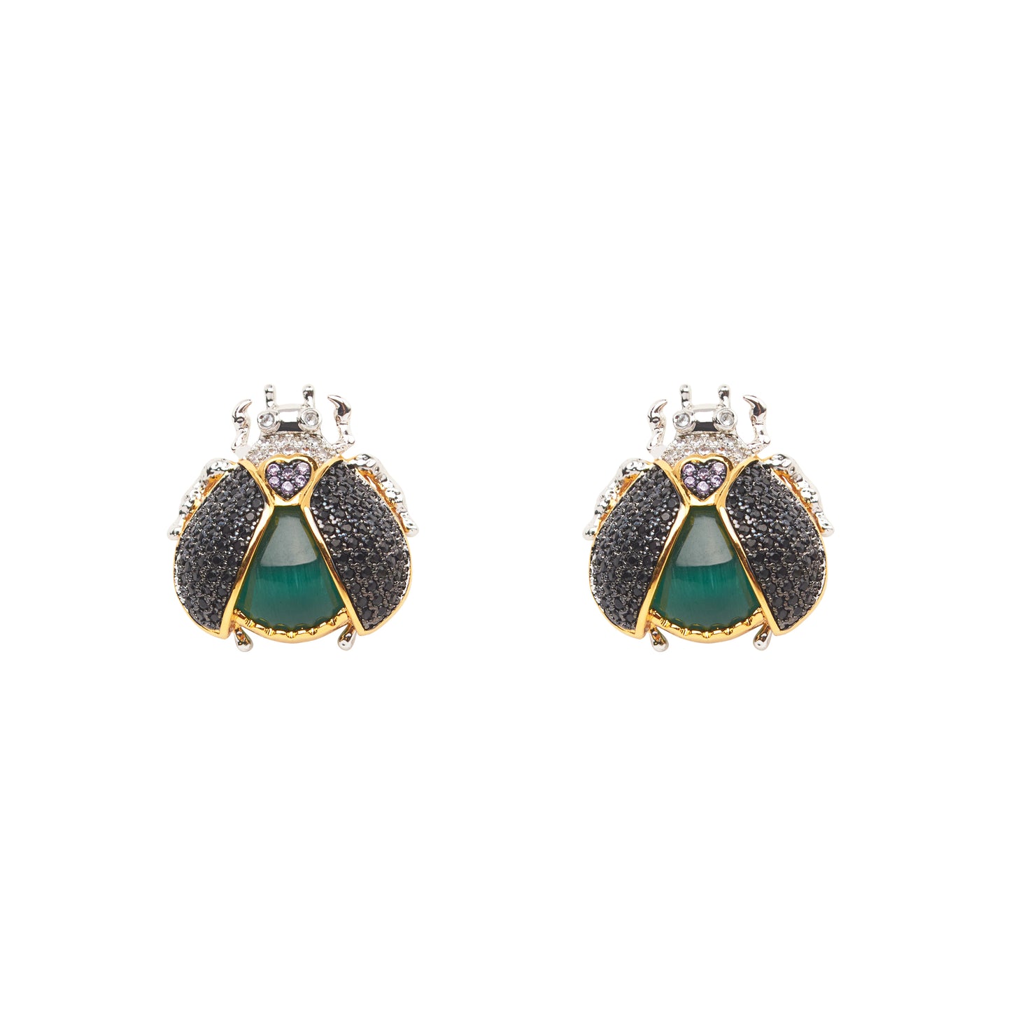 TOPOS MARIQUITA OJO DE GATO VERDE Y ALAS ONYX