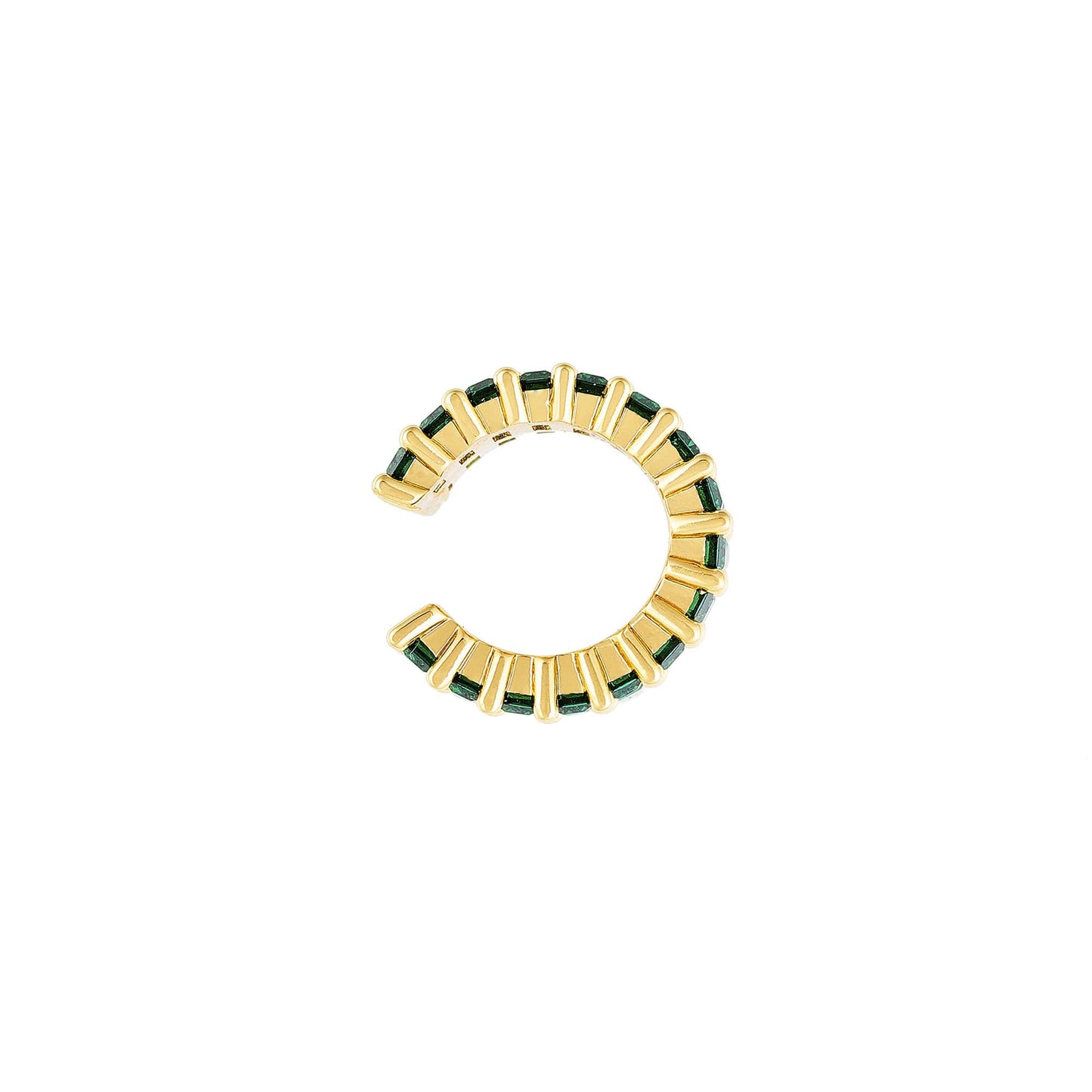EAR CUFF BAGUETTE ESMERALDA
