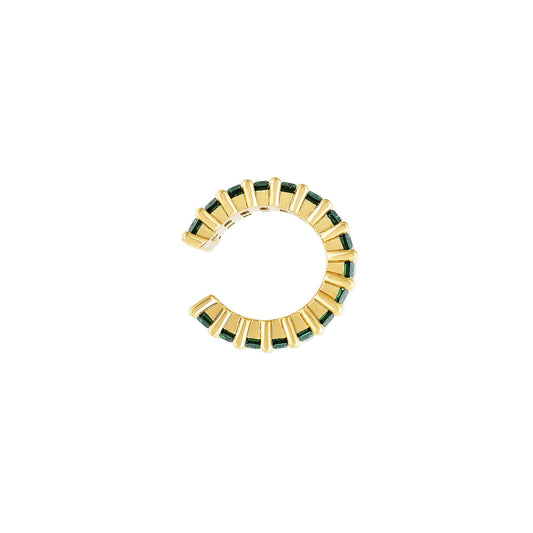 EAR CUFF BAGUETTE ESMERALDA