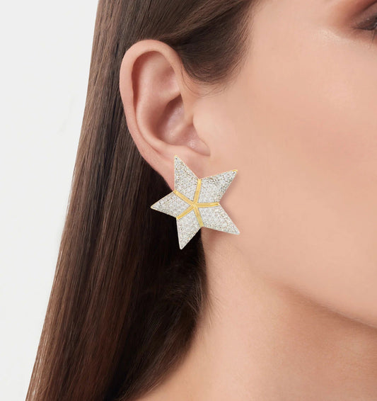 BIANKA STAR EARRINGS - BAIA