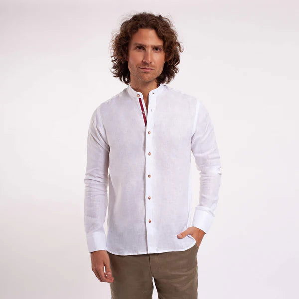 CAMISA DE LINO CUELLO NERÚ - BAIA