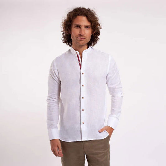 CAMISA DE LINO CUELLO NERÚ - BAIA