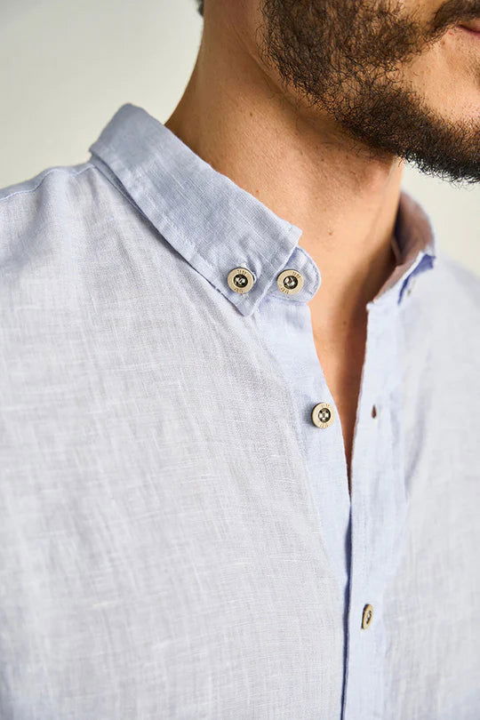 CAMISA LINO MANGA CORTA - BAIA