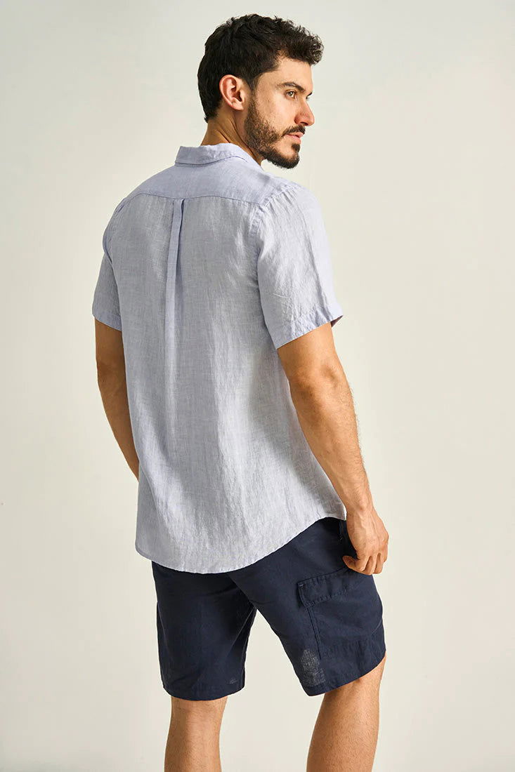 CAMISA LINO MANGA CORTA - BAIA