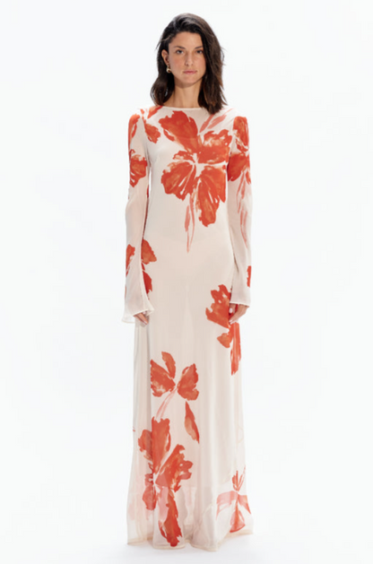 VENOMOUS TROPICAL LONG DRESS