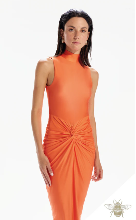 TANGERINE LONG DRESS