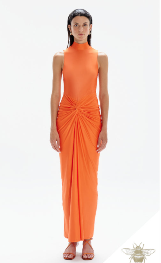 TANGERINE LONG DRESS