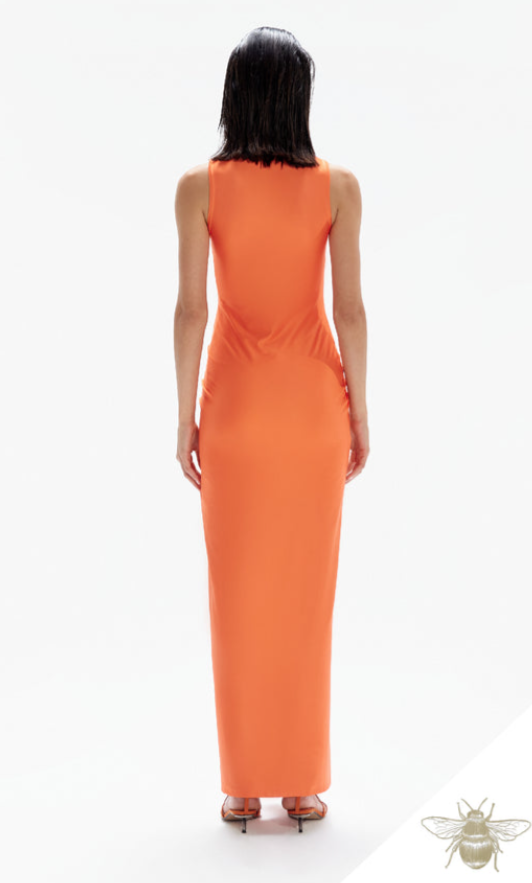 TANGERINE LONG DRESS