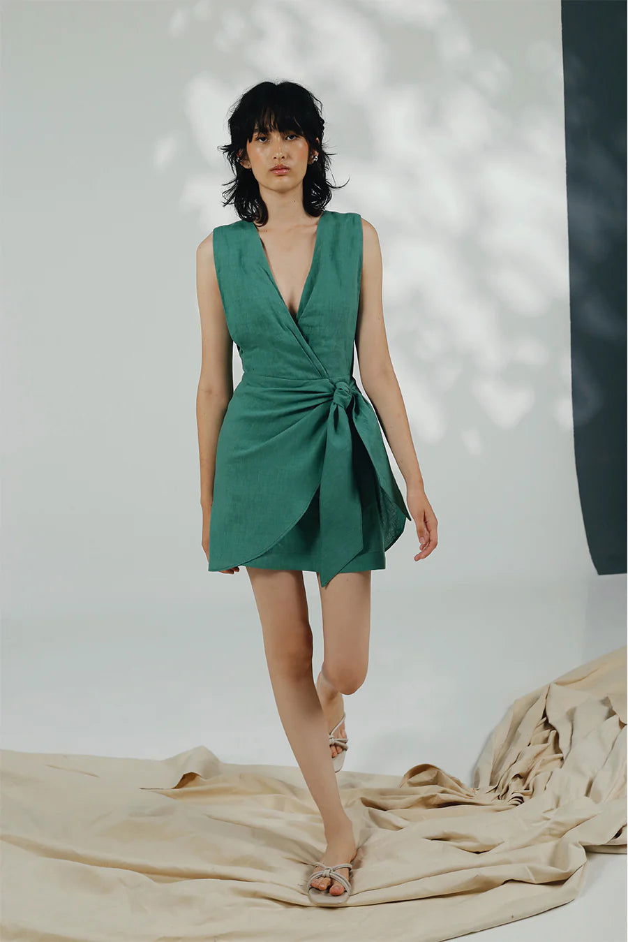 MASURU DRESS GREEN - BAIA