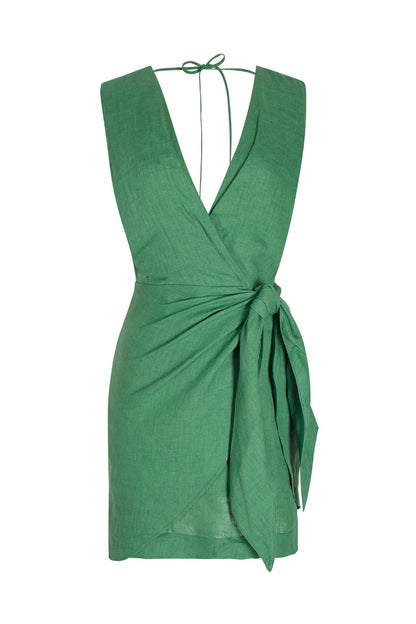 MASURU DRESS GREEN - BAIA