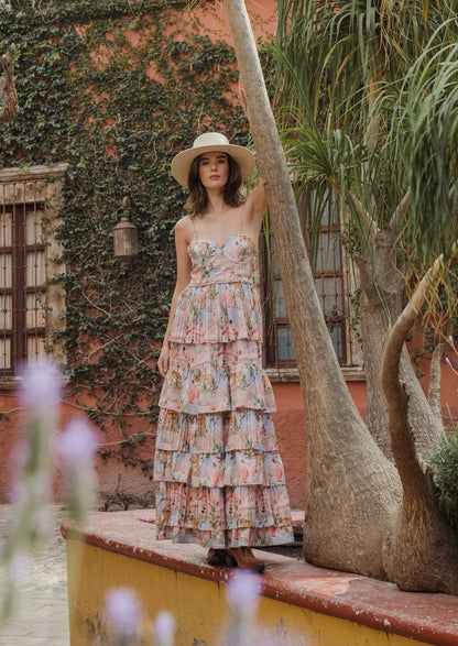 MAXI DRESS ALICE WONDERLAND - BAIA