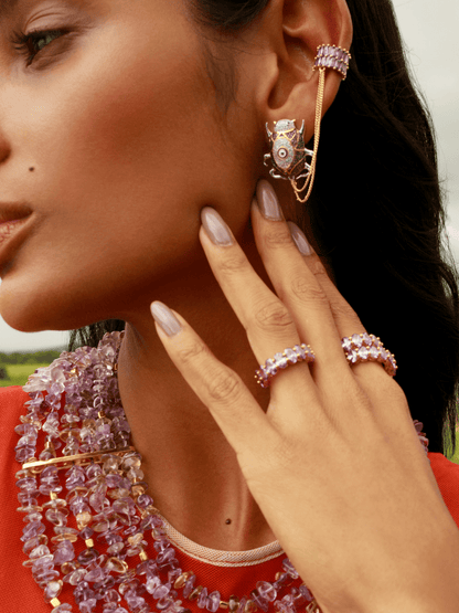 TOPOS EAR CUFF ESCARABAJO DELIRIO ANKA AMATISTA
