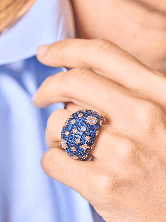 ANILLO SABAH PLANETAS ZAFIRO