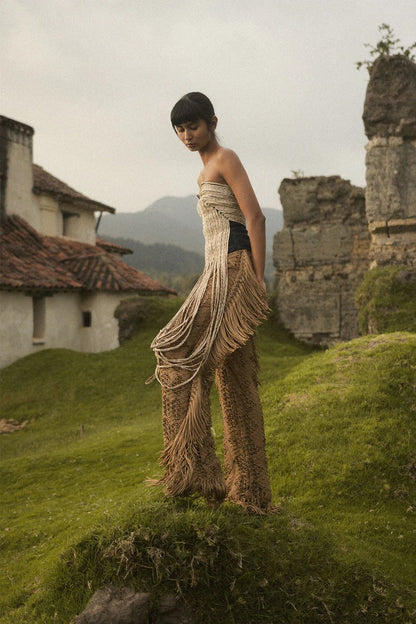 TALARA TOP AND ALMENDRO PANTS SET