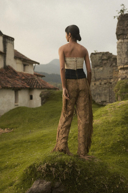 TALARA TOP AND ALMENDRO PANTS SET