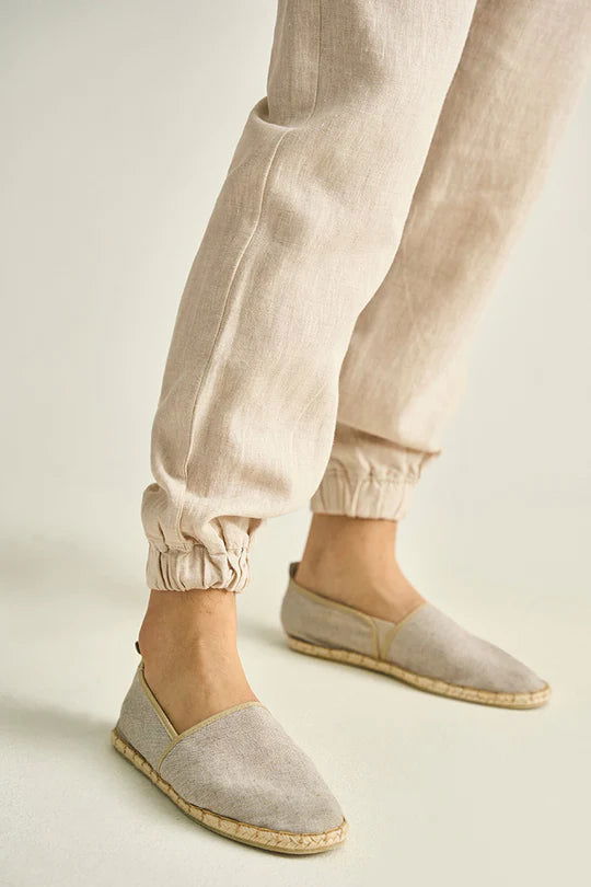 PANTALÓN TIPO JOGGER DE LINO - BAIA
