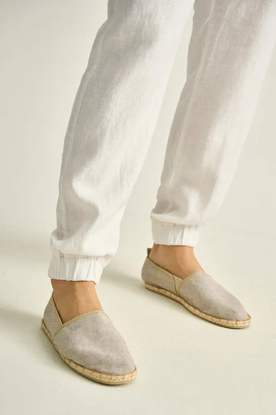 PANTALÓN TIPO JOGGER DE LINO - BAIA