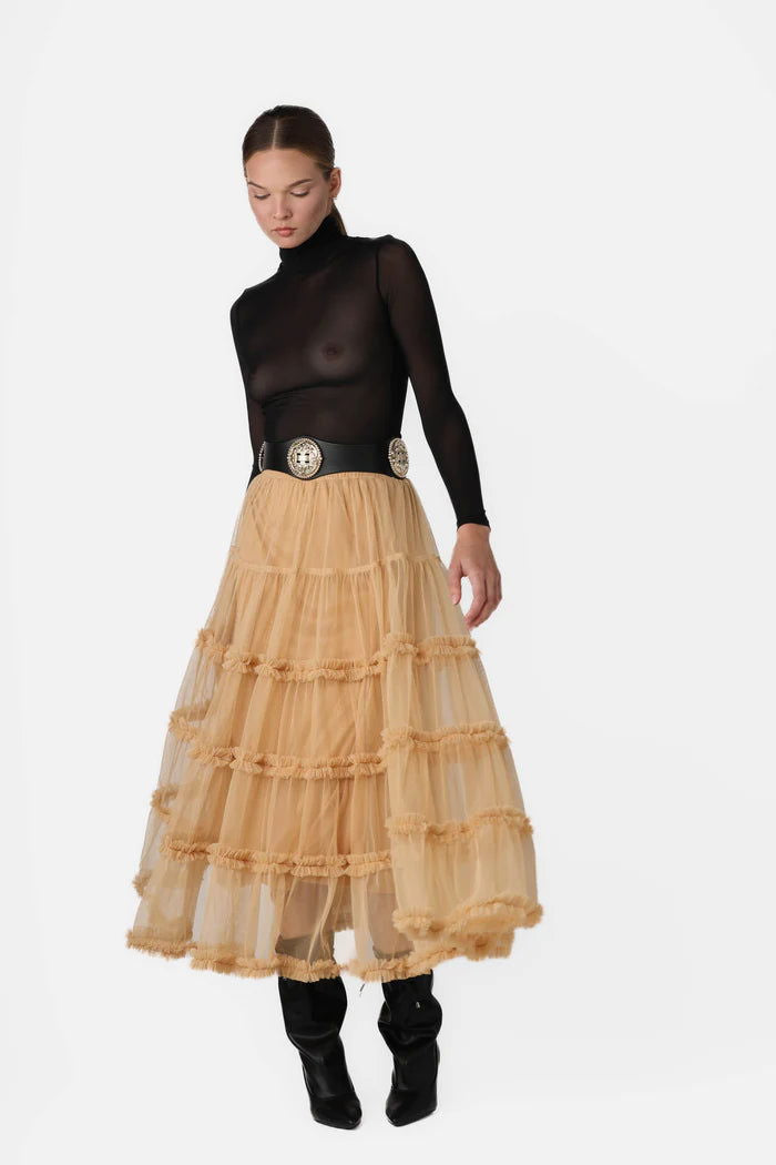 PEARL TULLE SKIRT - BAIA