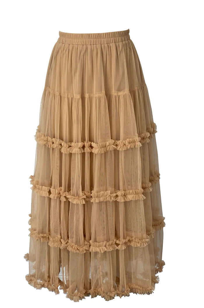 PEARL TULLE SKIRT - BAIA