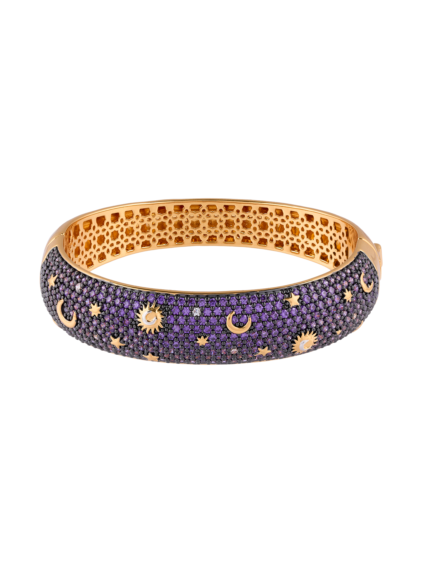NOON AMETHYST SUN BRACELET