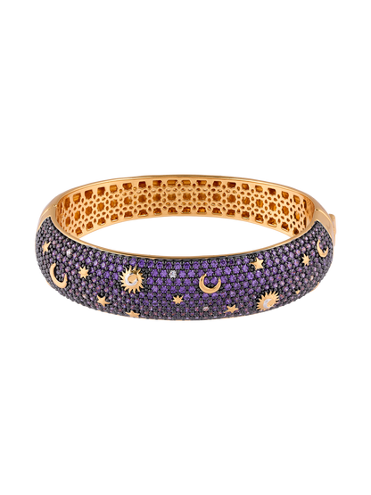 NOON AMETHYST SUN BRACELET