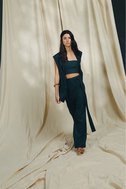 SET MIA VEST, APLAUSO TOP Y CORCHEA PANTS - BAIA