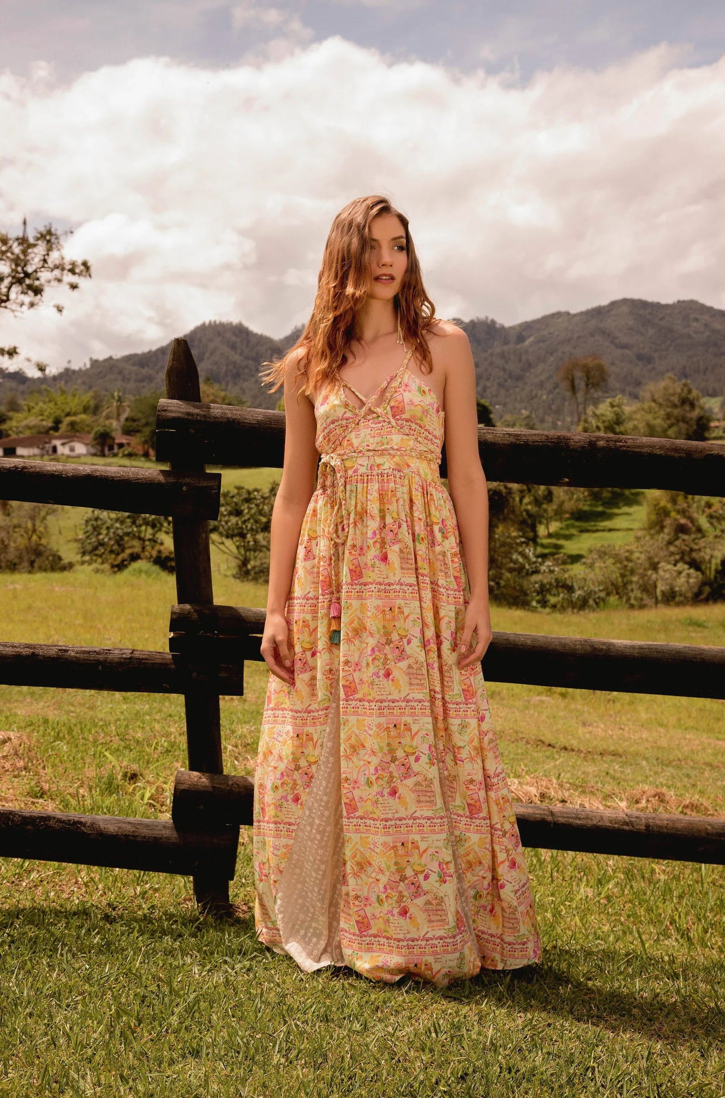 TROPICAL MAXI DRESS - BAIA