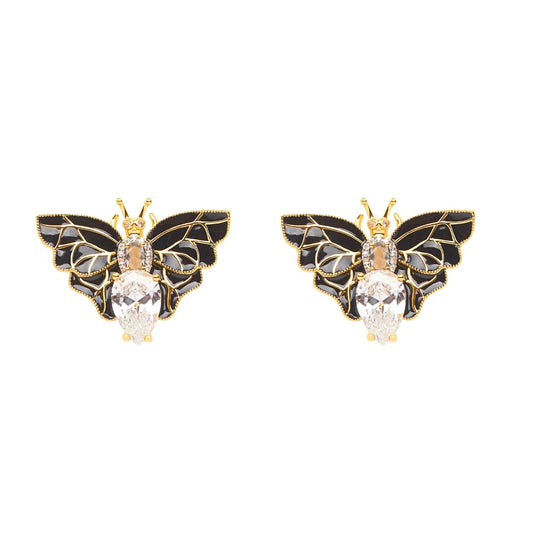 ARETES ENAMEL BUTTERFLY