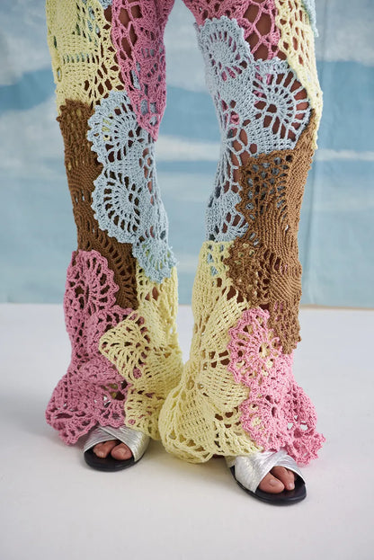 DANCE & BLOOM TEE IN LIGHT PASTELS & DANCE & BLOOM PANTS IN LIGHT PASTELS