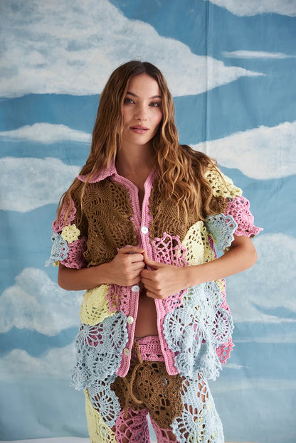 DANCE & BLOOM TEE IN LIGHT PASTELS & DANCE & BLOOM PANTS IN LIGHT PASTELS