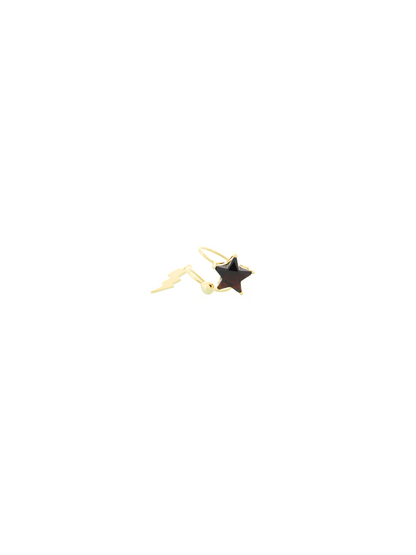 EAR CUFF CELESTE ONIX ESTRELLA/RAYITO
